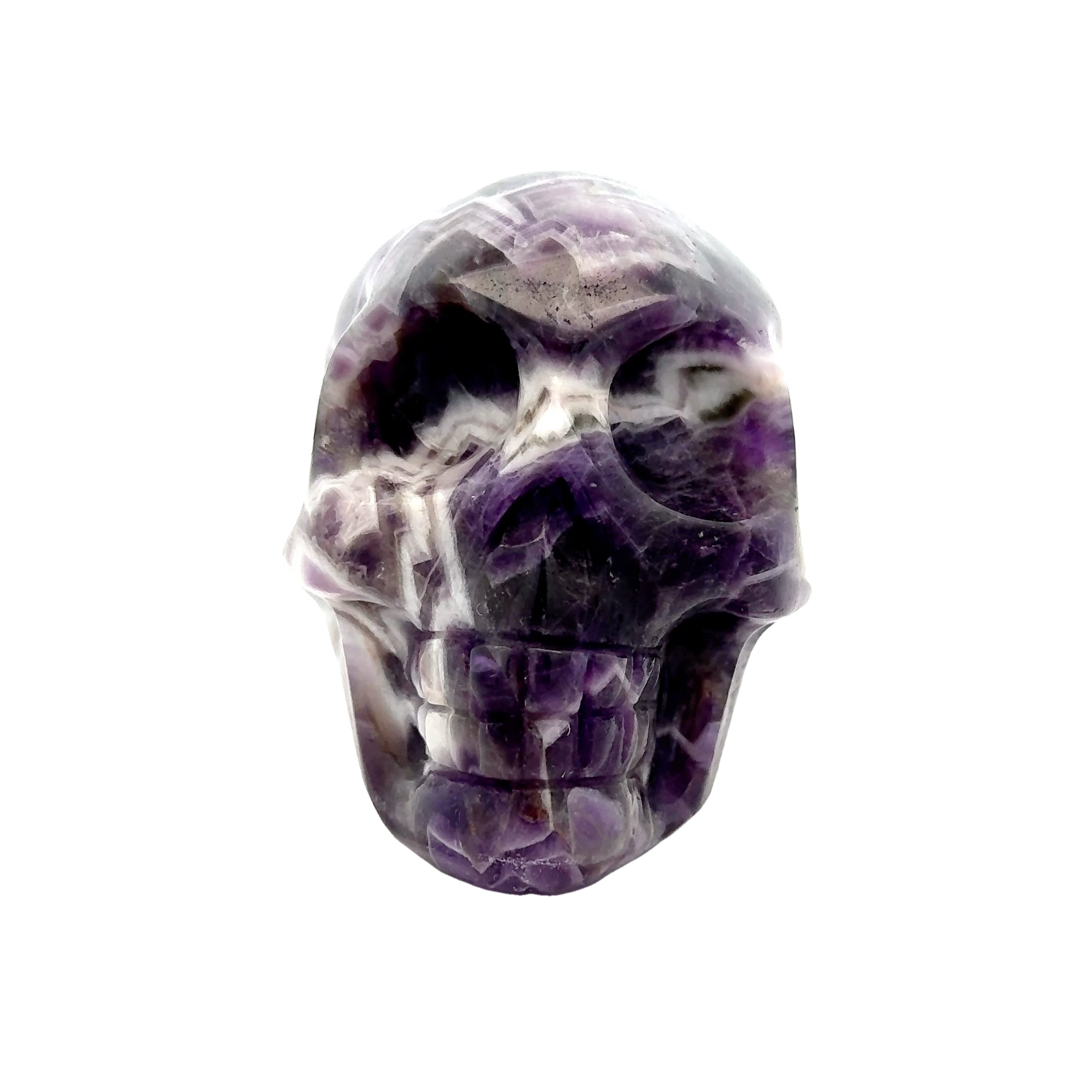 Chevron Amethyst Skull