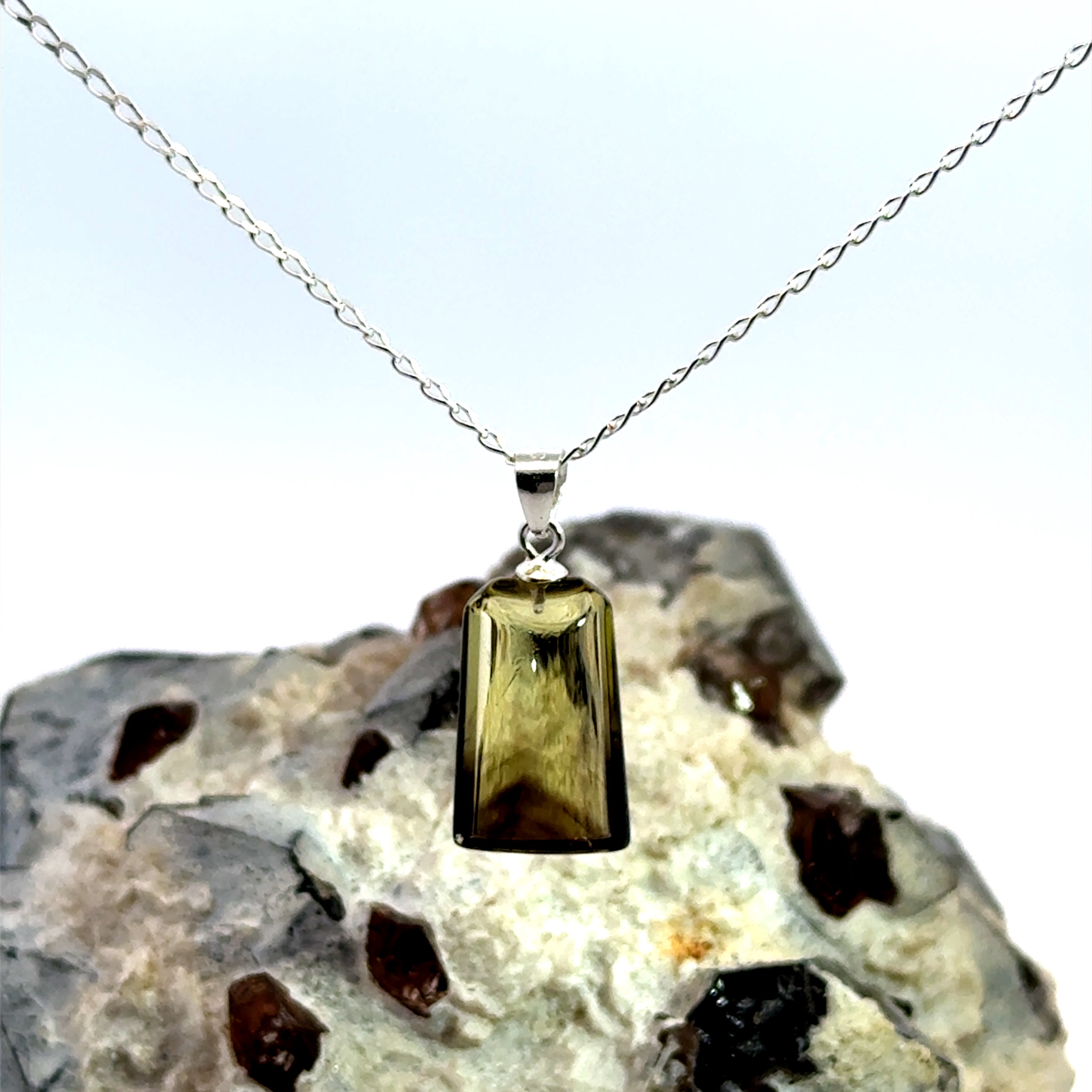 Citrine Necklace in Sterling Silver