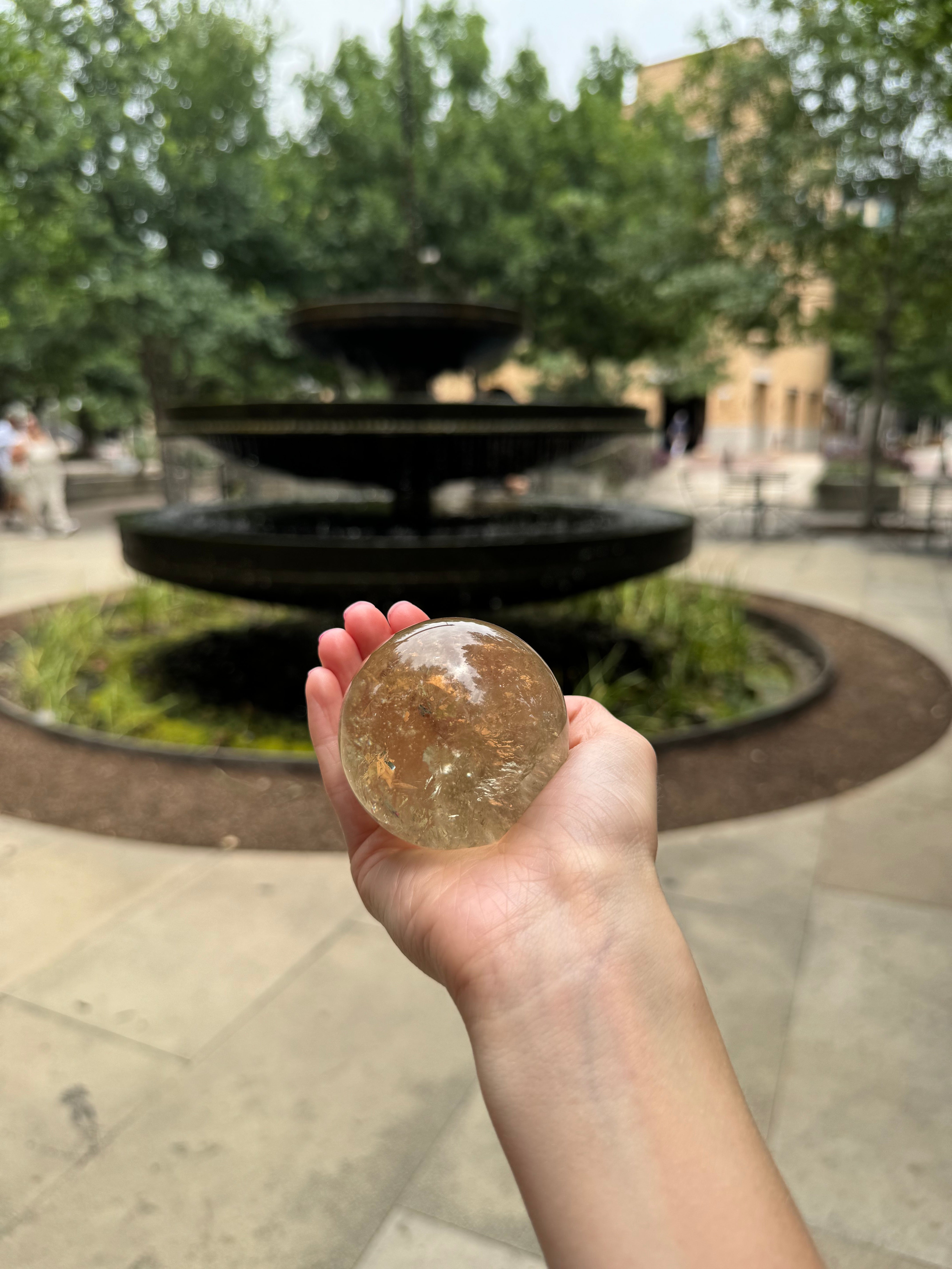 Natural Citrine Sphere