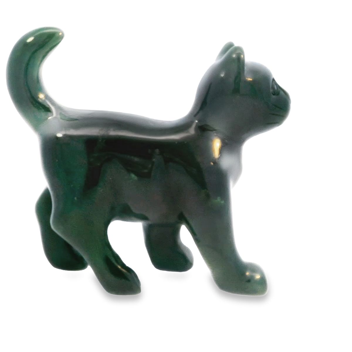 Jade Cat Figurine