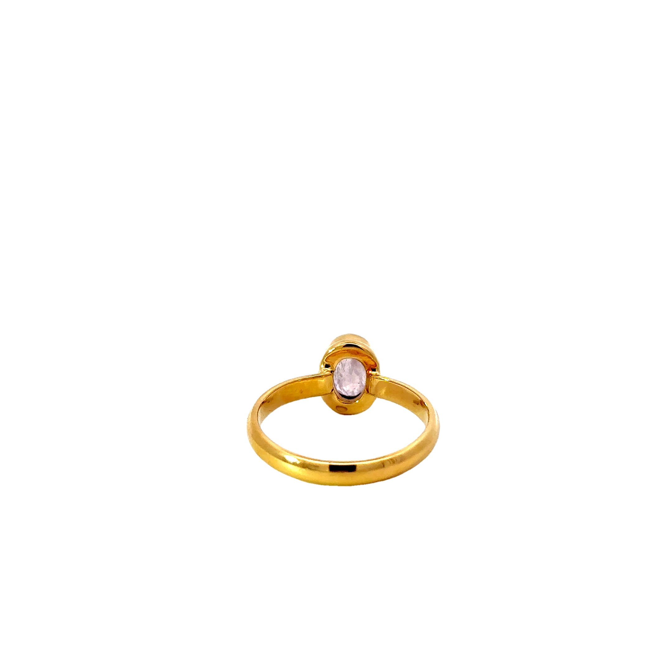 Morganite Ring in Vermeil