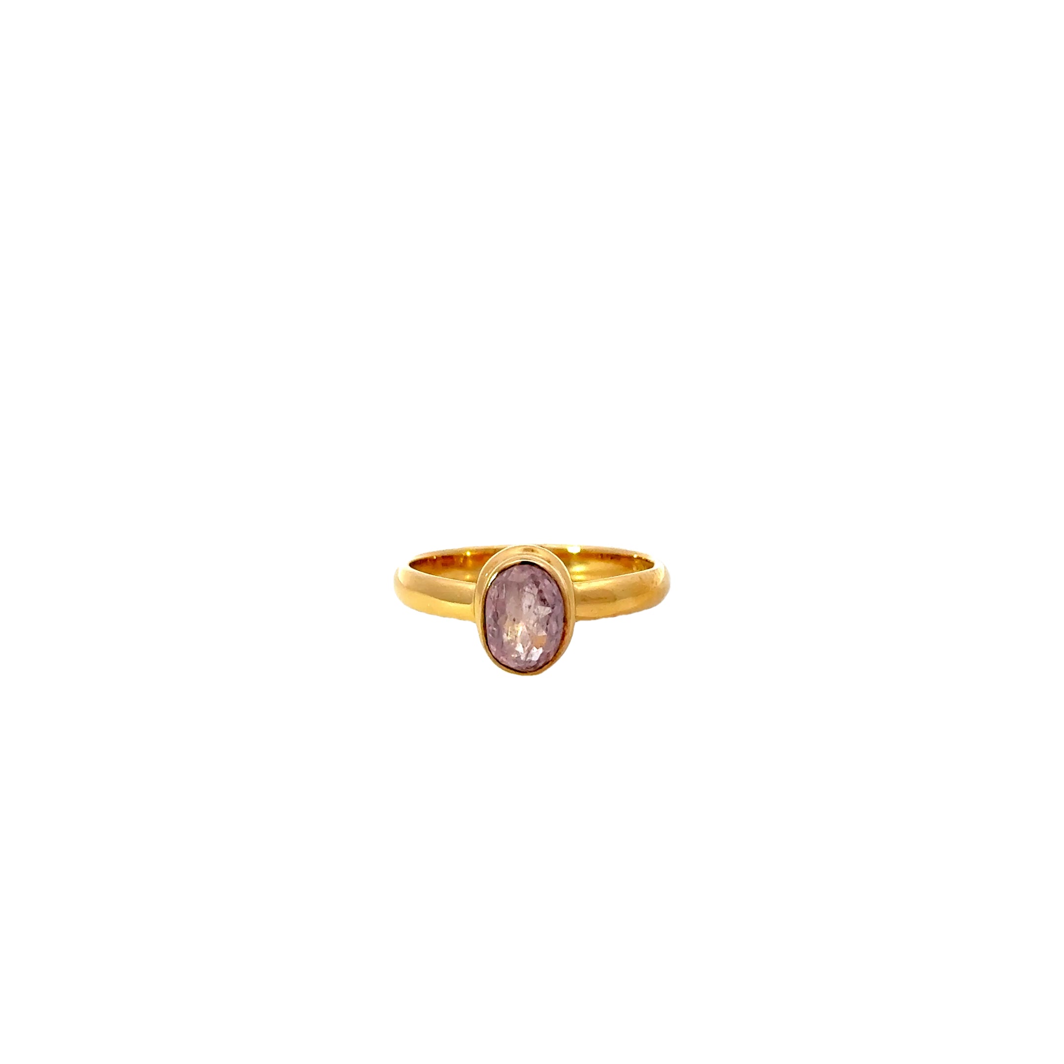 Morganite Ring in Vermeil