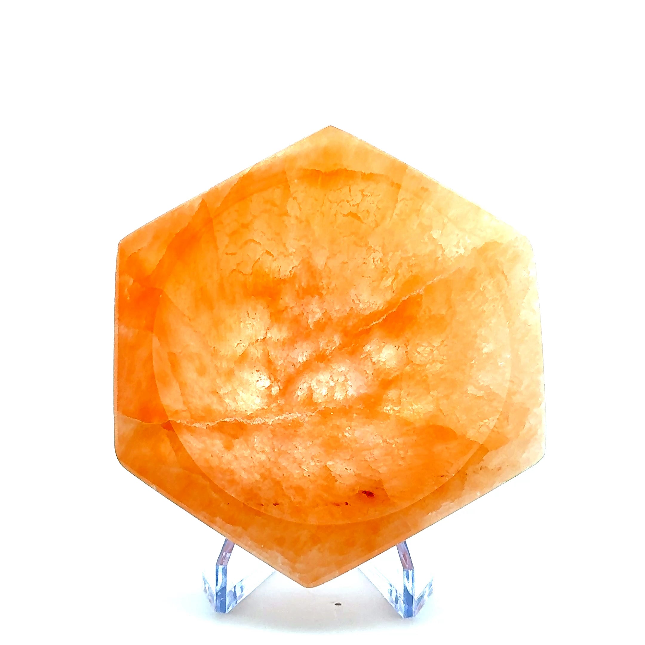 Orange Selenite Charging Bowl