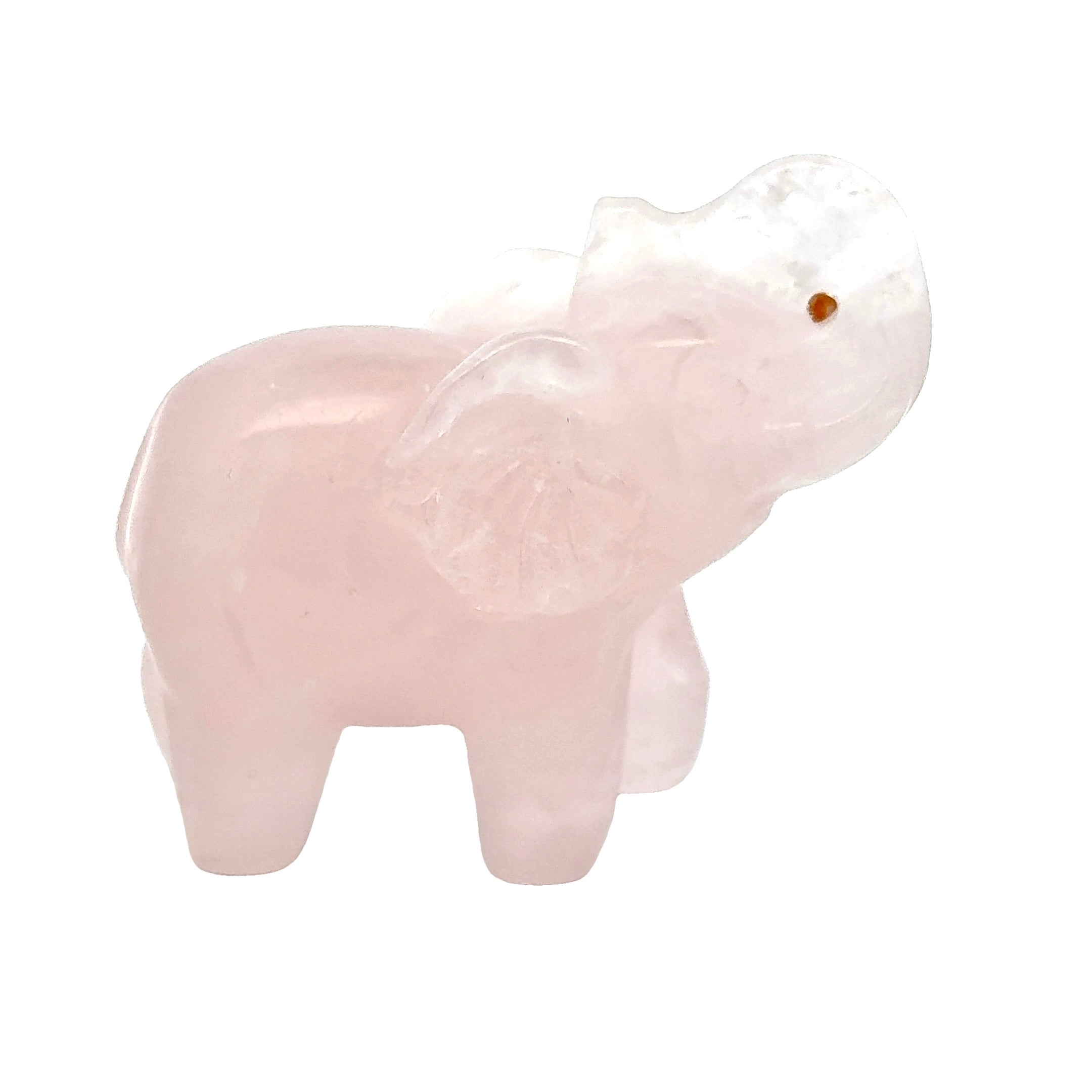 Rose Quartz Elephant