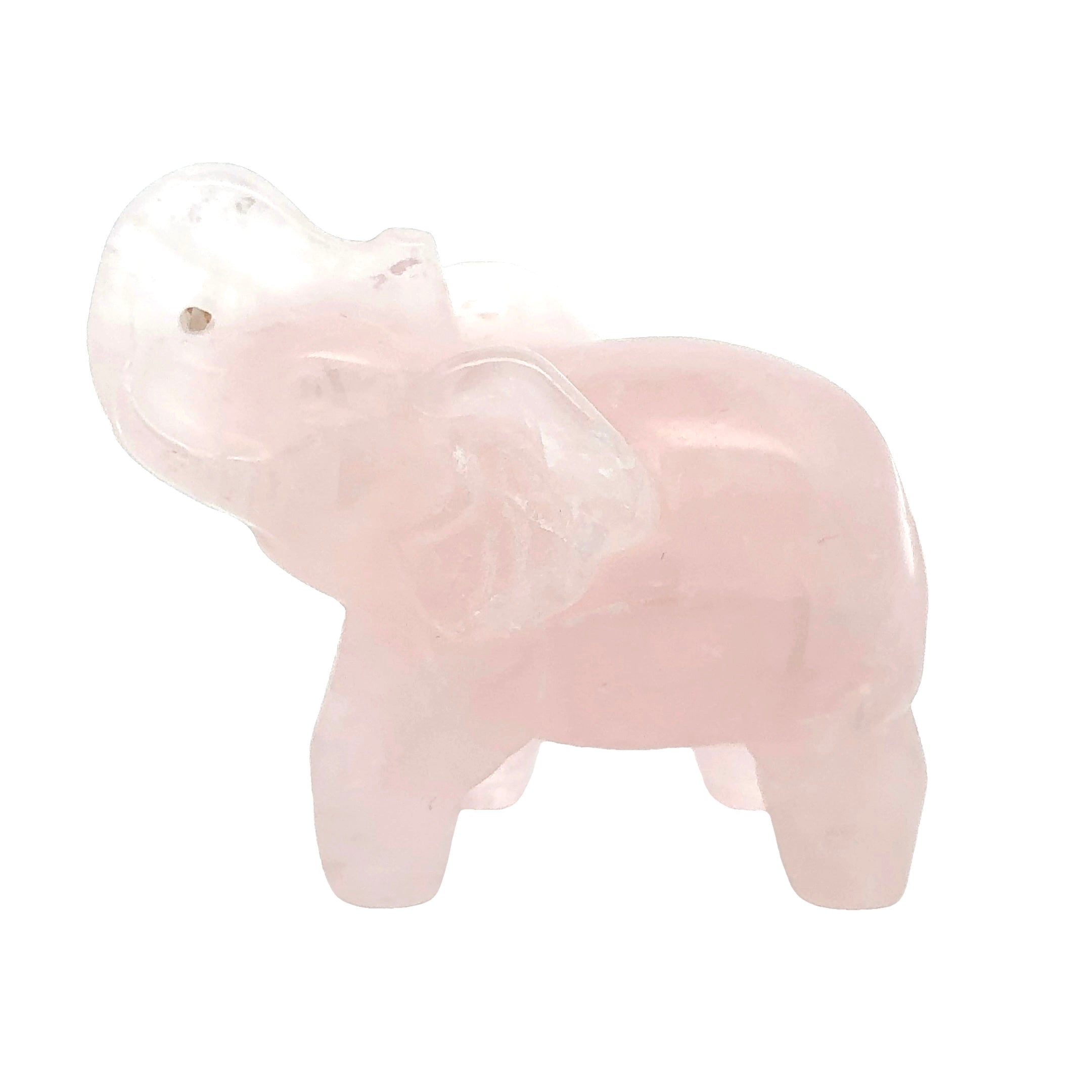 Rose Quartz Elephant