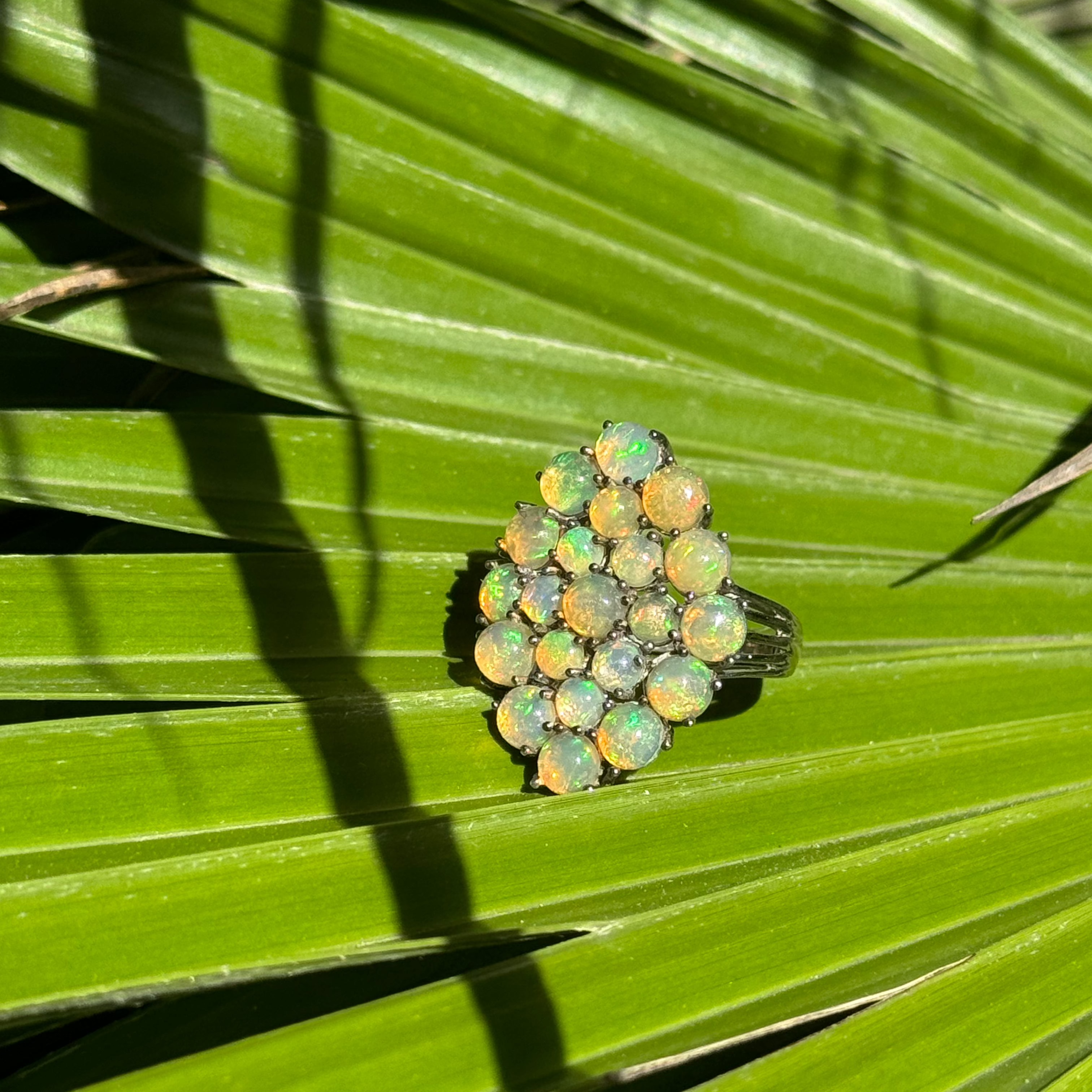 Ethiopian Opal Ring in Sterling