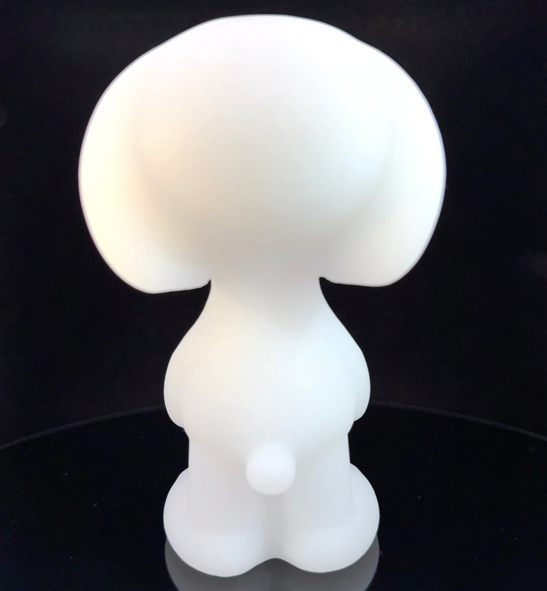 White Jade Snoopy Figurine