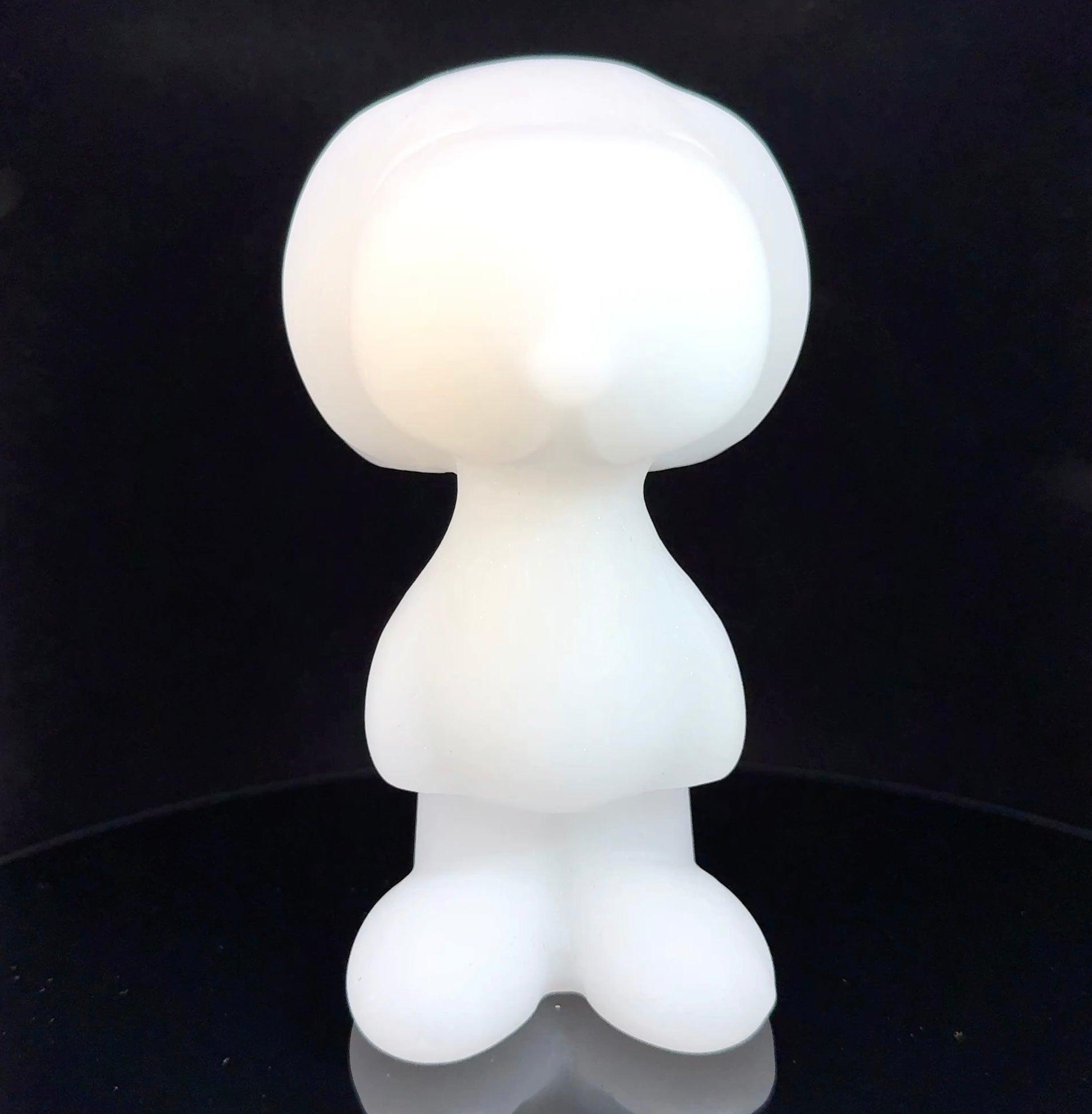 White Jade Snoopy Figurine